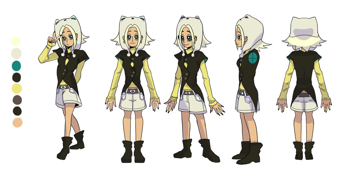 MARI (Initial Design for SEA SMELL in 2D Animation)