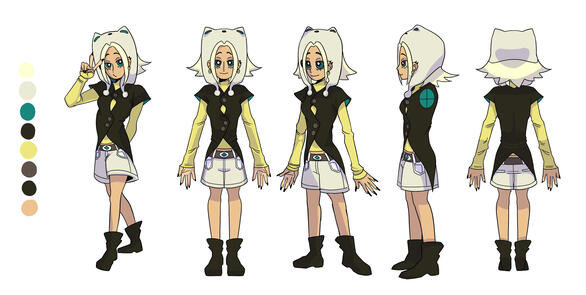 MARI (Initial Design for SEA SMELL in 2D Animation)